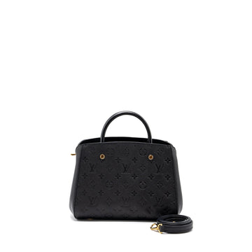 Louis Vuitton Montaigne BB  monogram Empreinte Black GHW
