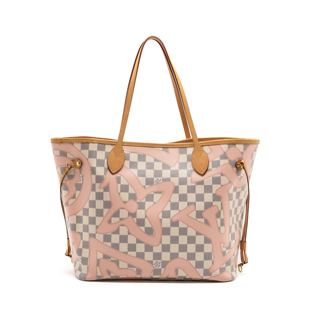 Louis Vuitton Neverfull MM damier azur Tahiti GHW