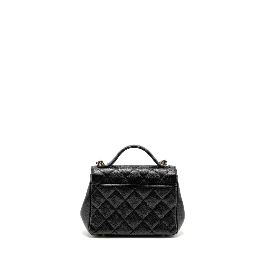 Chanel Small Business Affinity Caviar Black LGHW (Microchip)