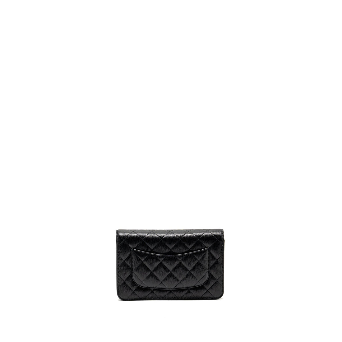 Chanel Classic Wallet on Chain Caviar Black GHW(microchip)