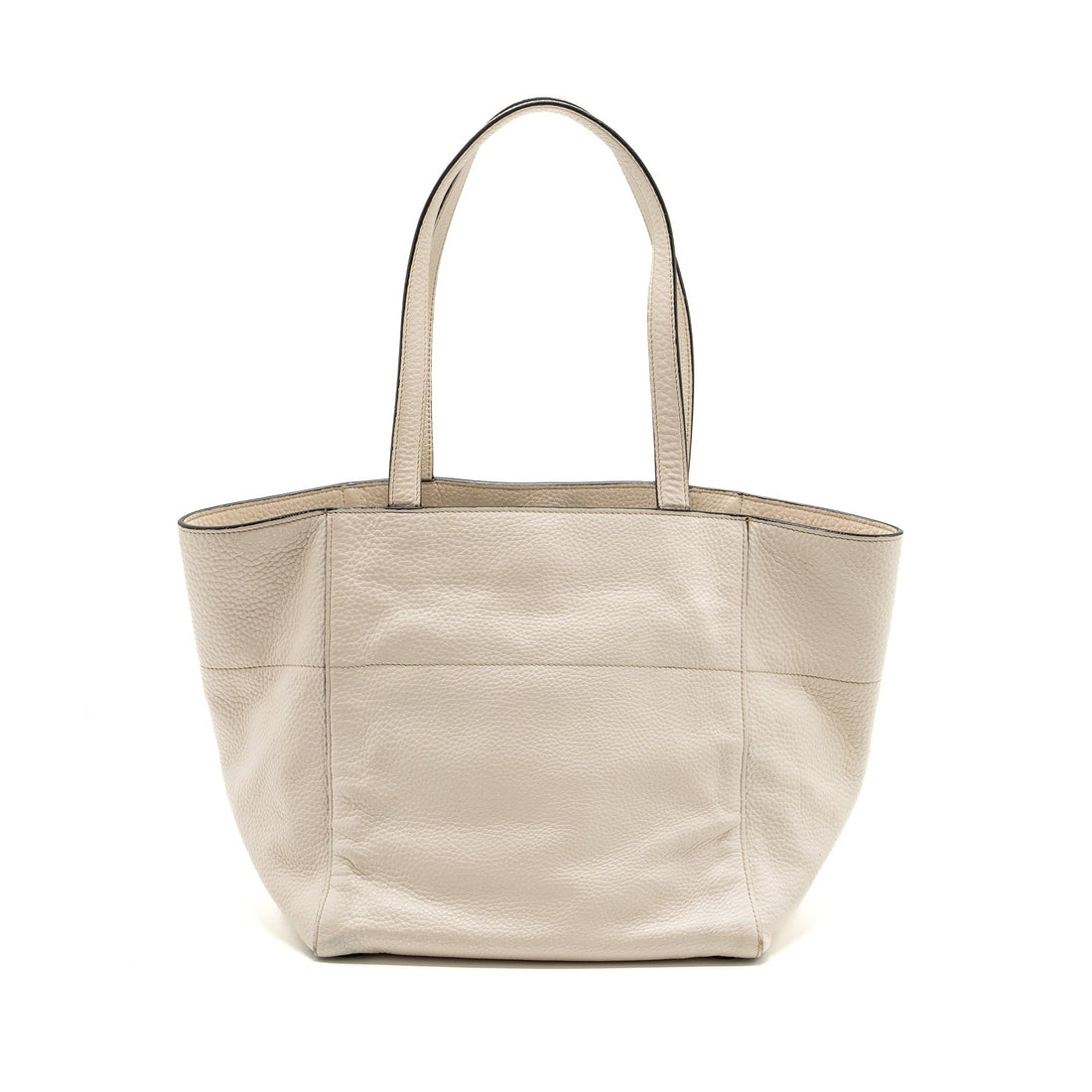 Prada Tote Bag Calfskin White GHW