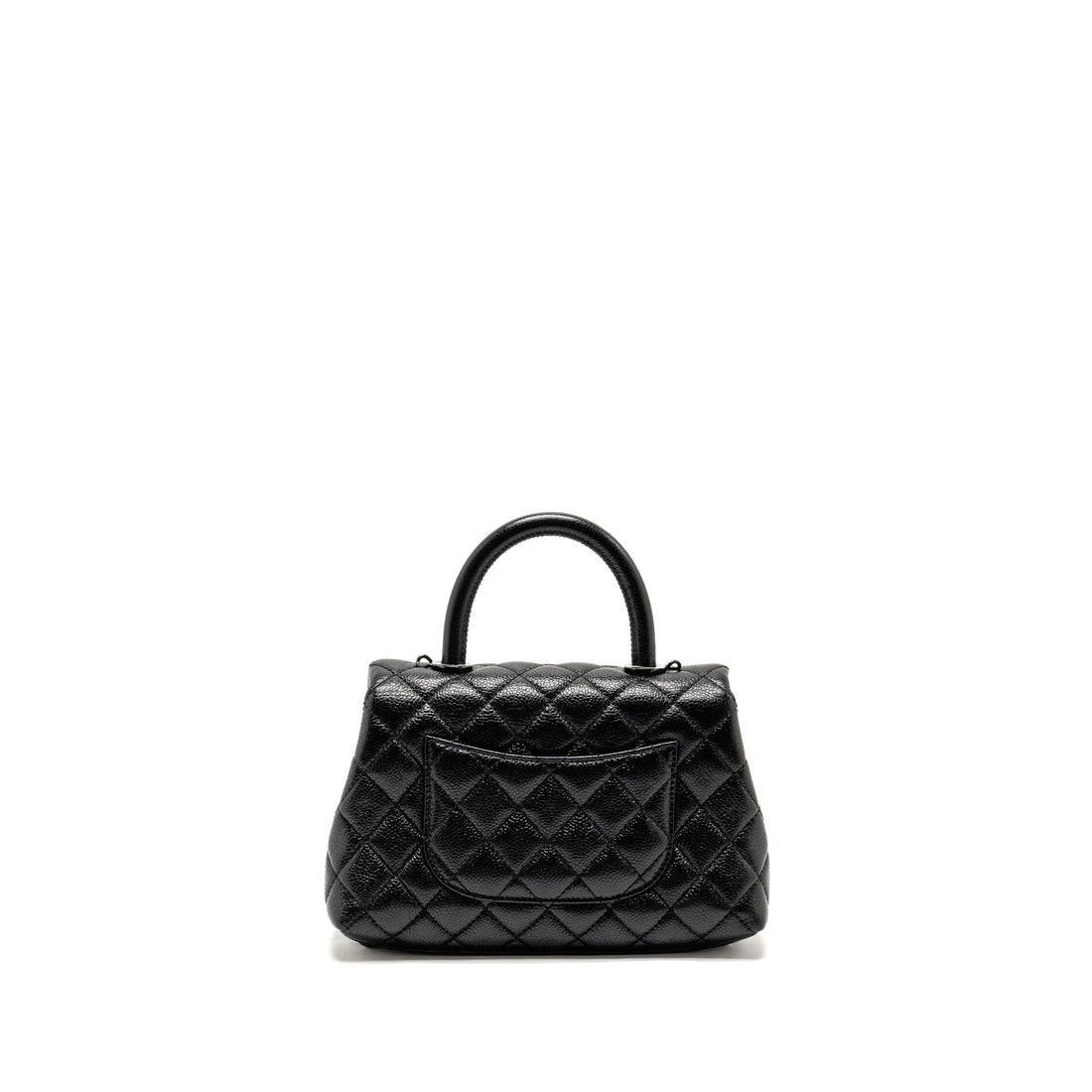 Chanel Small coco handle caviar So Black