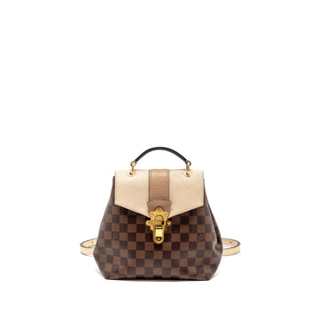 Louis Vuitton Clapton Backpack Damier Ebene/Light Pink GHW