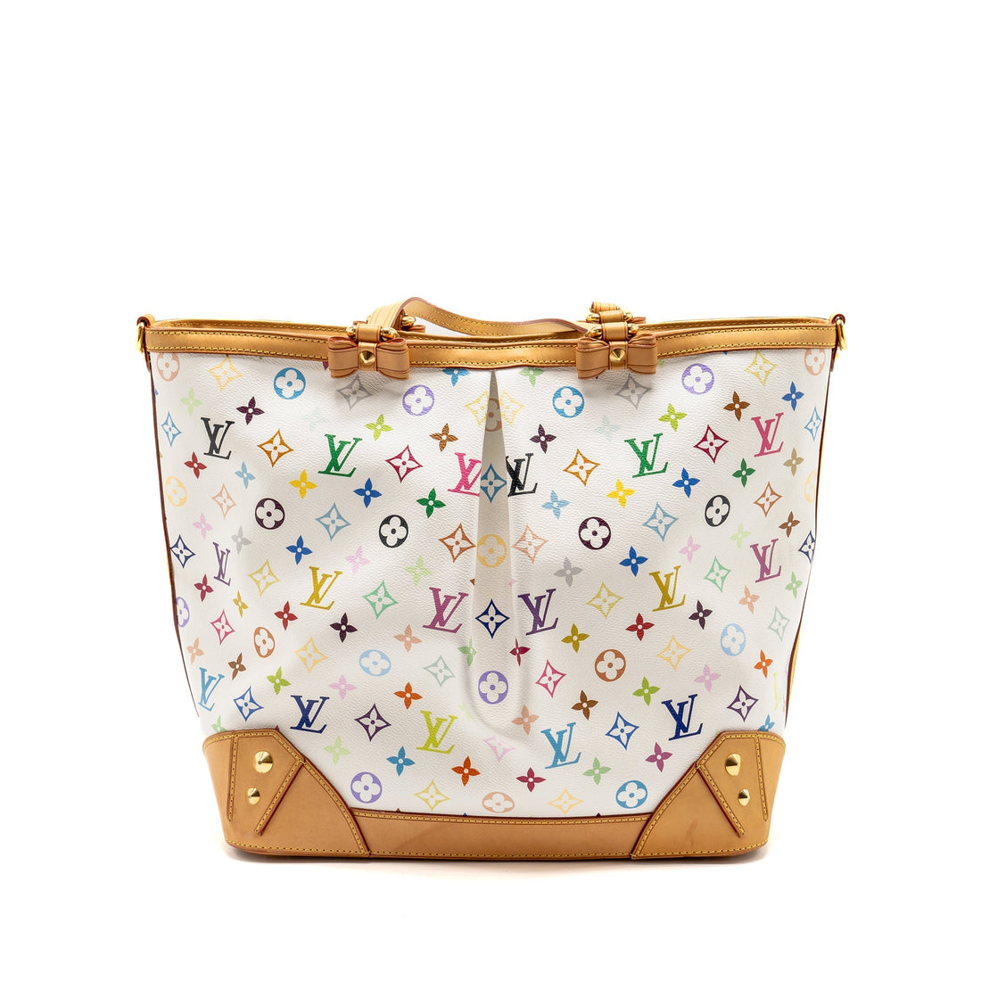 Louis Vuitton Sharleen GM Tote Bag White Monogram Canvas Multicolour GHW