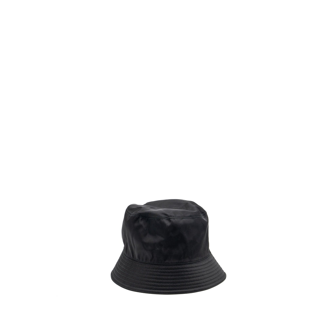 Prada size L re-nylon bucket hat black SHW