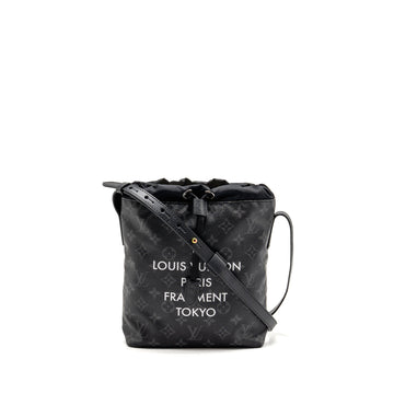 Louis Vuitton Monogram Eclipse Fragment Nano Bag Canvas Black SHW