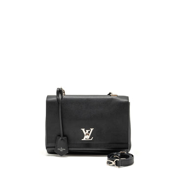 Louis Vuitton Lock Me Bag Calfskin Black SHW