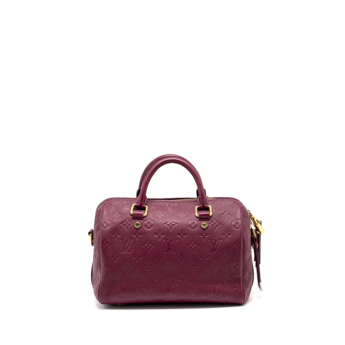 Louis Vuitton Speedy 25 Bandouliere Monogram Empreinte Purple GHW
