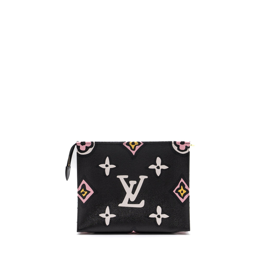 Louis Vuitton Wild at Heart toiletry pochette canvas black / white/ pink GHW