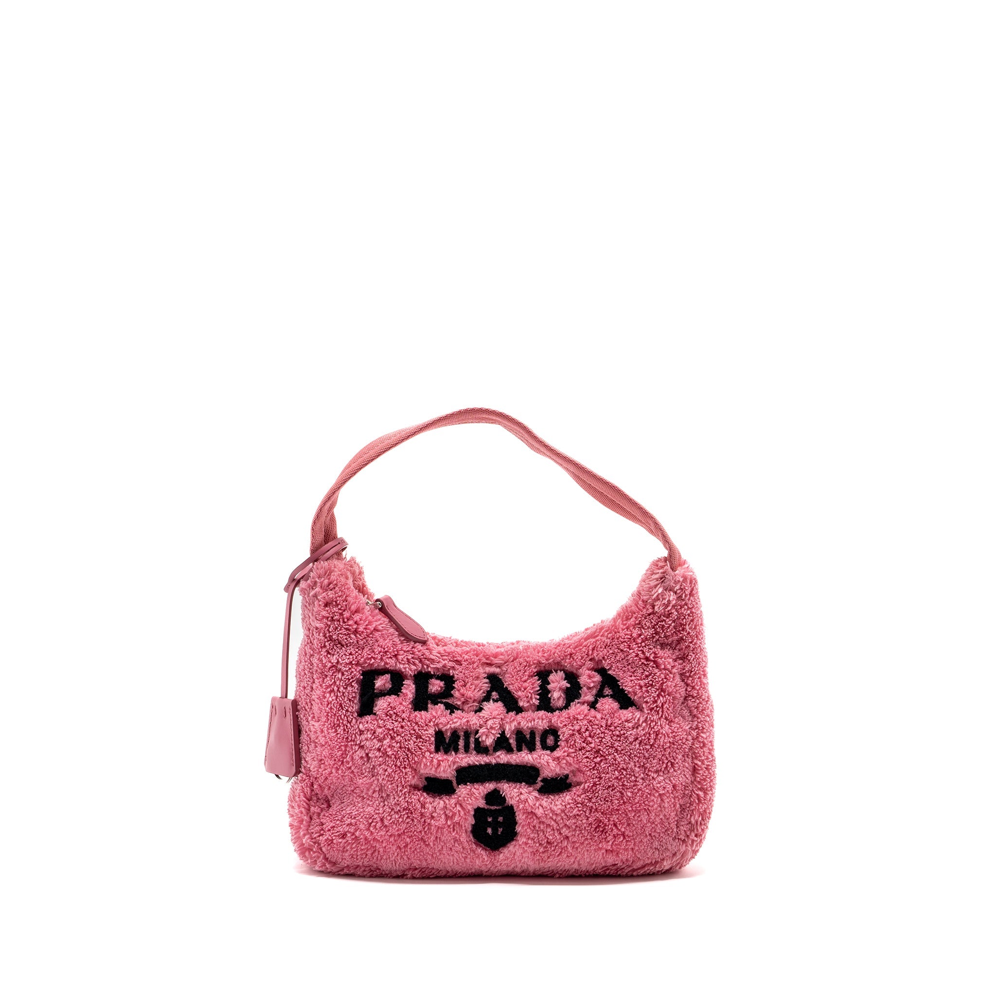 Prada Re-Edition 2000 Terry Mini Bag Pink SHW