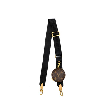 Louis Vuitton bandouliere shoulder strap black GHW