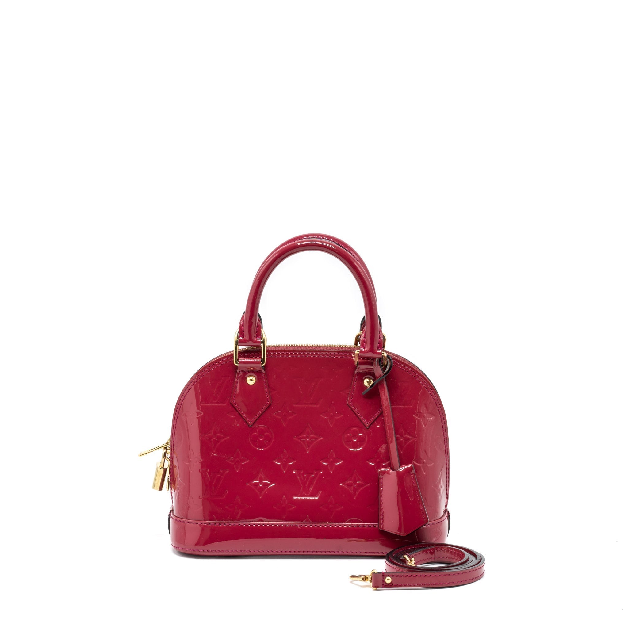 Louis Vuitton Alma BB Monogram Vernis Pink GHW