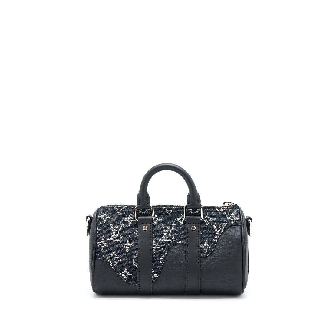 Louis Vuitton Keepall XS Denim Black/Leather SHW