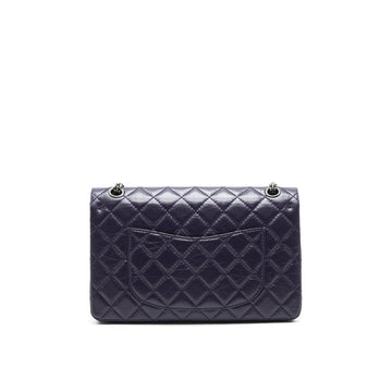 Chanel Reissue 226 in Dark Purple with silver ruthenium hardware