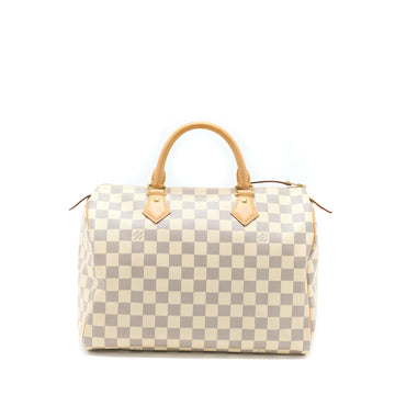 Louis Vuitton Speedy 30 Damier Azur Canvas GHW