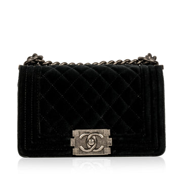 Chanel Boy Bag Small Velvet