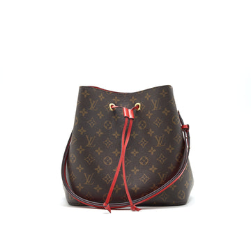 LOUIS VUITTON NEO NOE MONOGRAM CANVAS IN RED