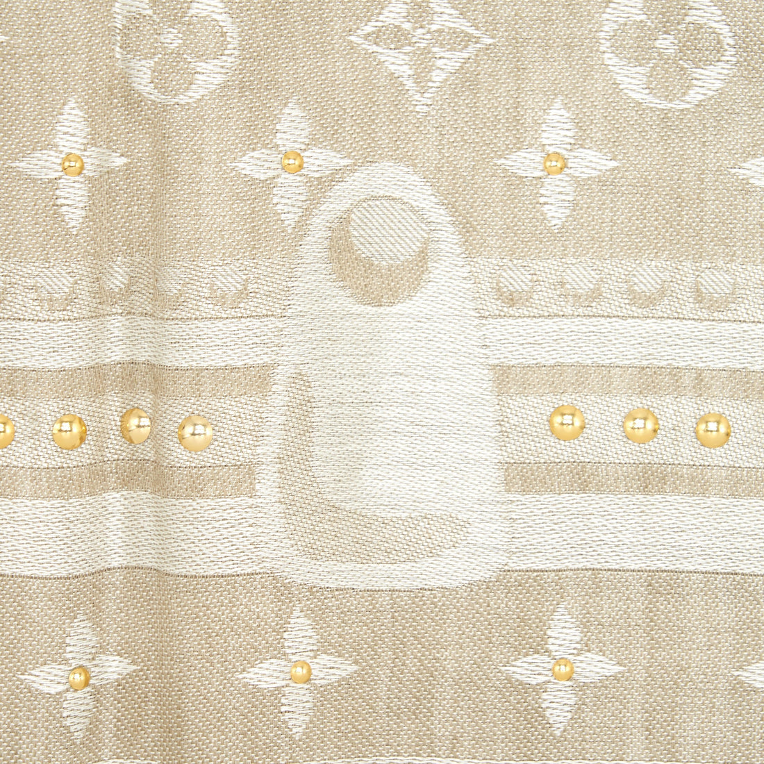 Louis Vuitton Scarf With Rockstuds Grey/Multicolour