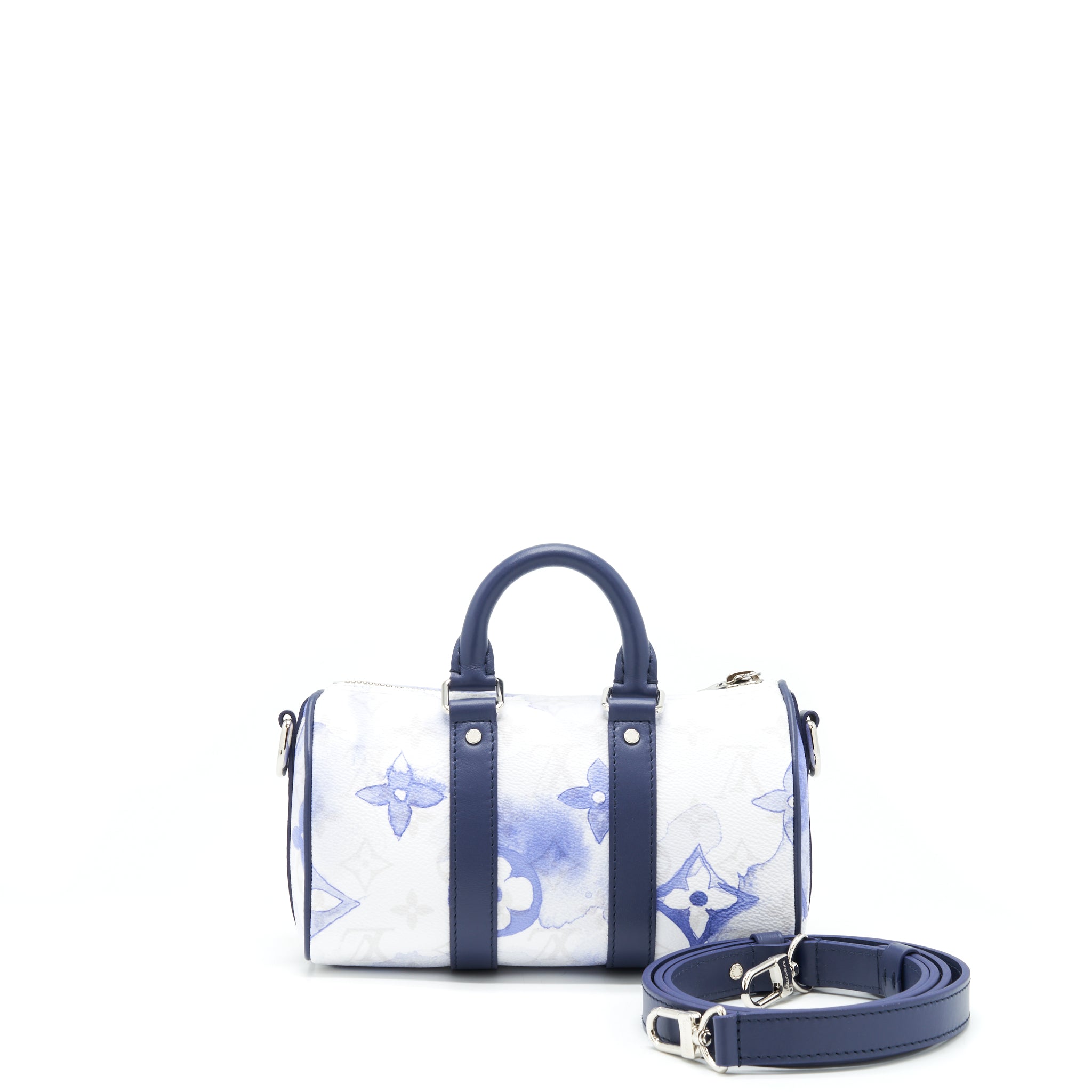 Louis Vuitton Keepall XS Monogram Watercolor Blue Canvas SHW