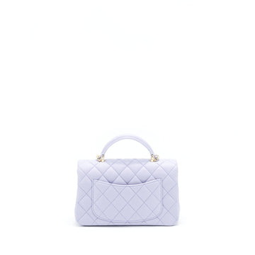 Chanel 21K Lilac /Light Purple Mini Rectangular Top Handle