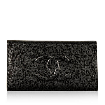 Chanel CC Caviar Wallet