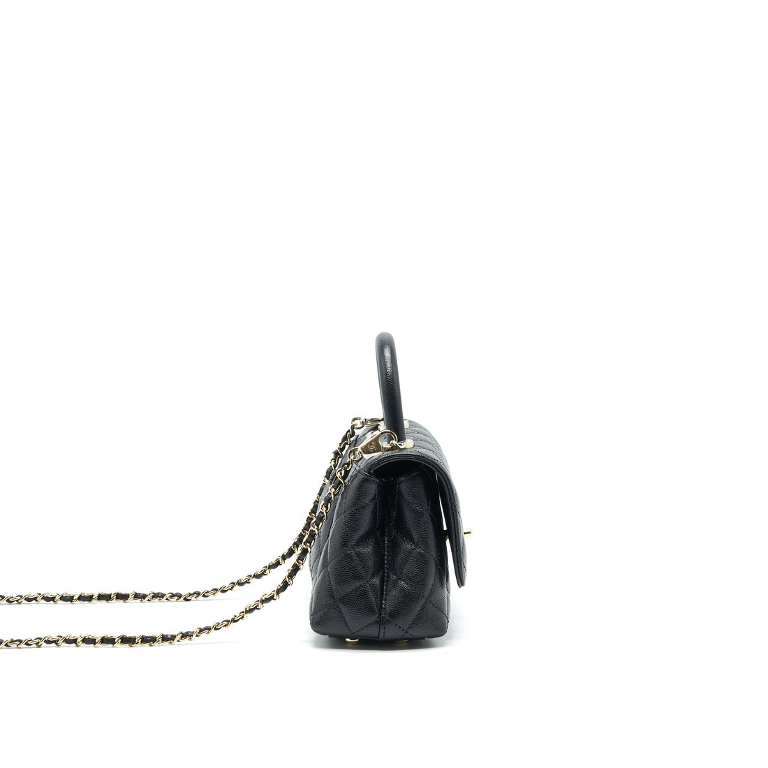 CHANEL EXTRA MINI COCO HANDLE BLACK LGHW