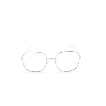 Prada Frame Glasses Silver Tone