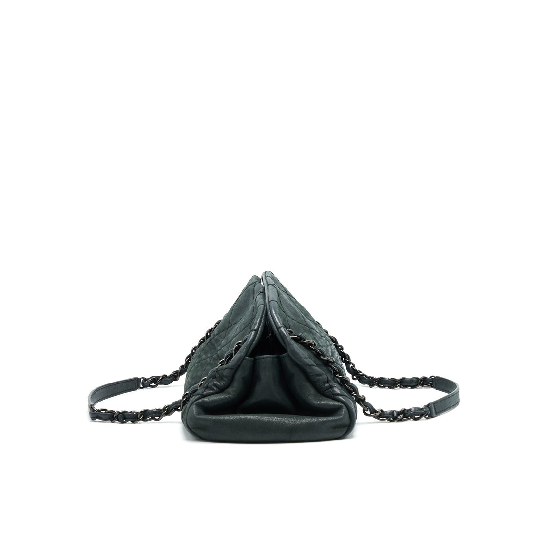 CHANEL JUST MADEMOISELLE BOWLING BAG QUILTED LEATHER IN BLACK BHW