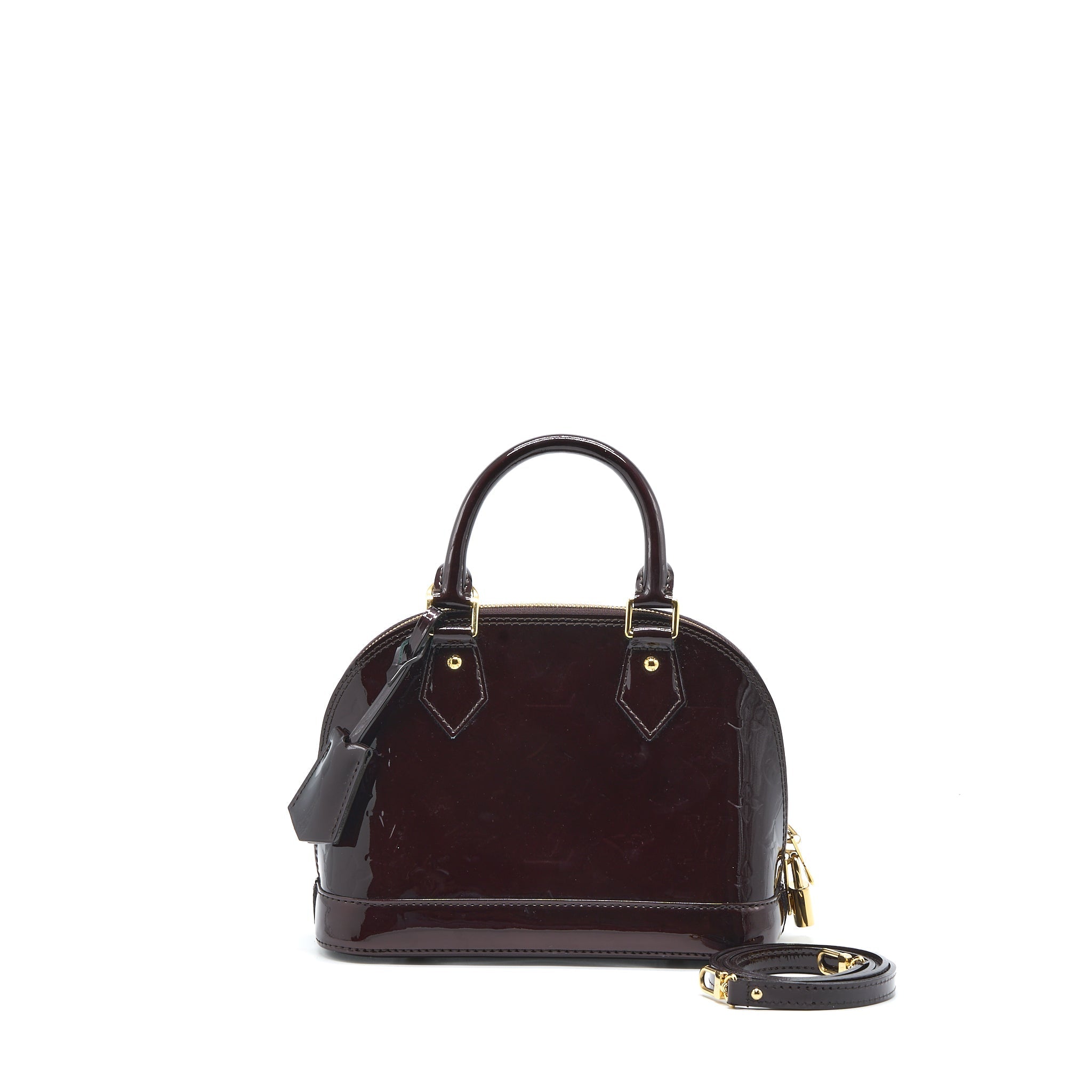 Louis Vuitton Alma BB Patent Amatante GHW