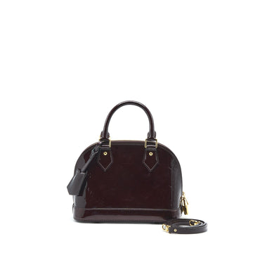 Louis Vuitton Alma BB Patent Amatante GHW