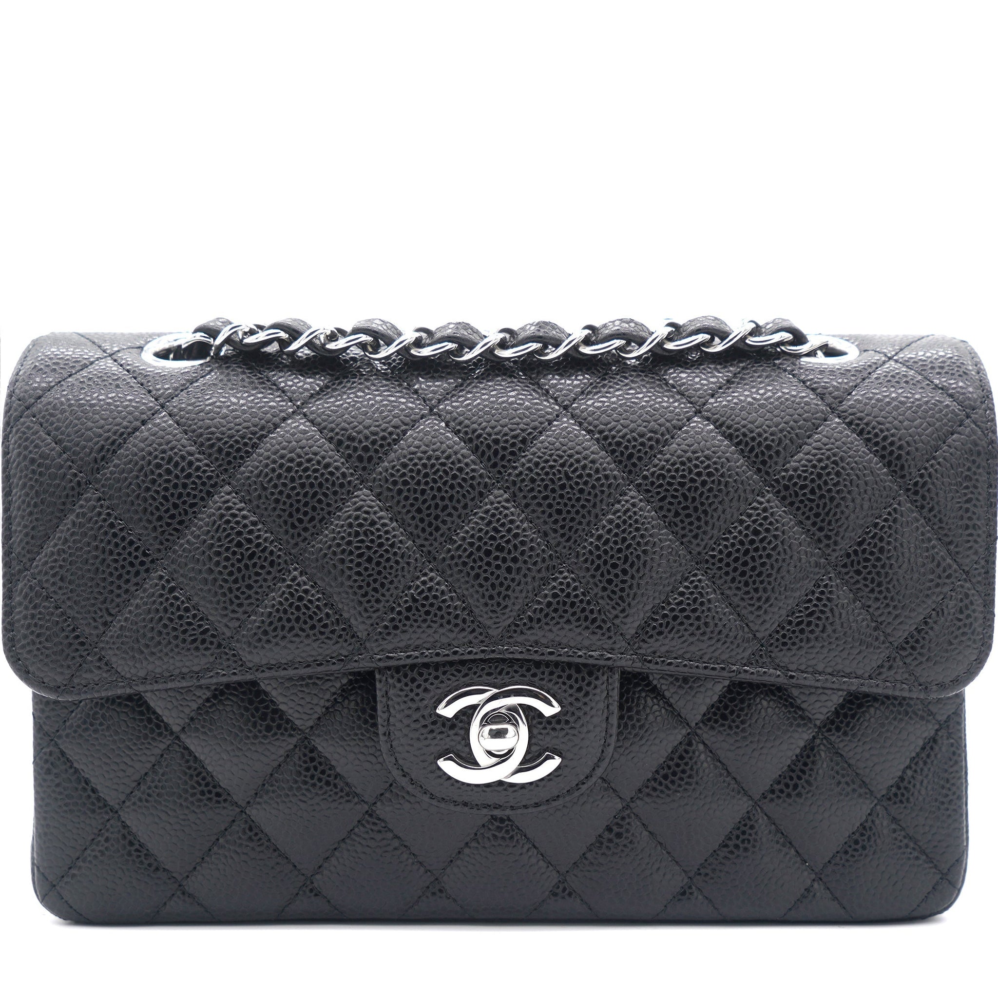 Chanel Caviar Quilted Small Classic Double Flap Black