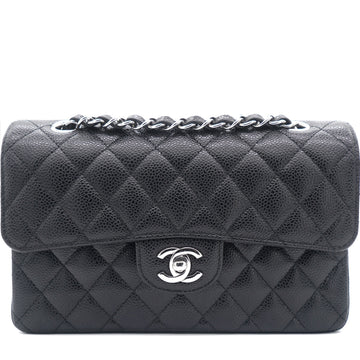 Chanel Caviar Quilted Small Classic Double Flap Black
