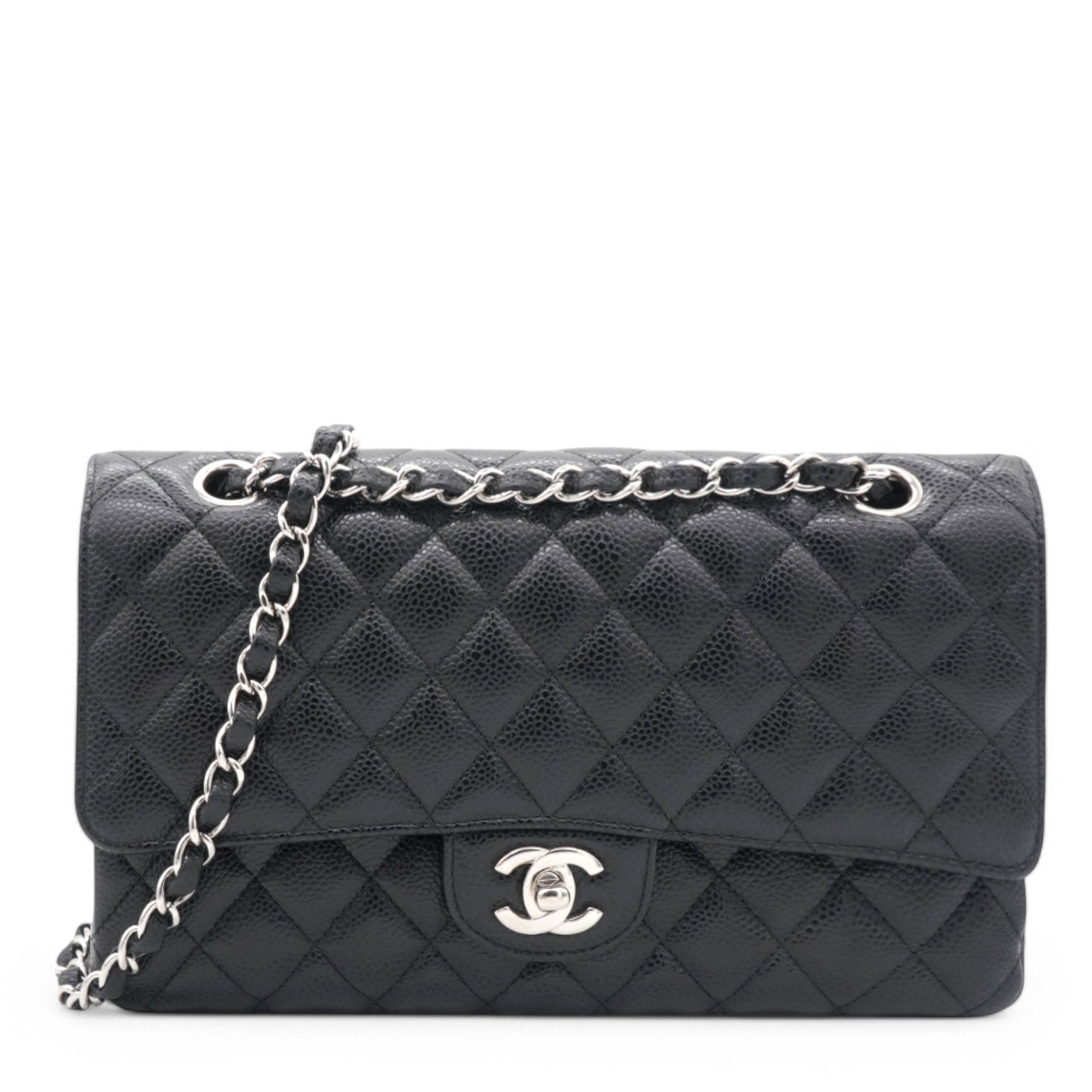 Chanel Caviar Quilted Medium Double Flap Black