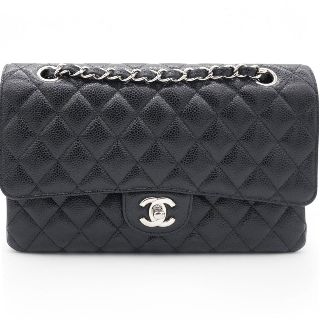 Chanel Caviar Quilted Medium Double Flap Black