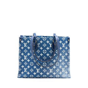 Louis Vuitton Limited Edition onthego MM Denim GHW