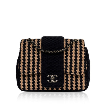 Chanel Houndstooth Flap Bag