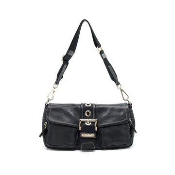 PRADA Long Shoulder Bag in Black SHW