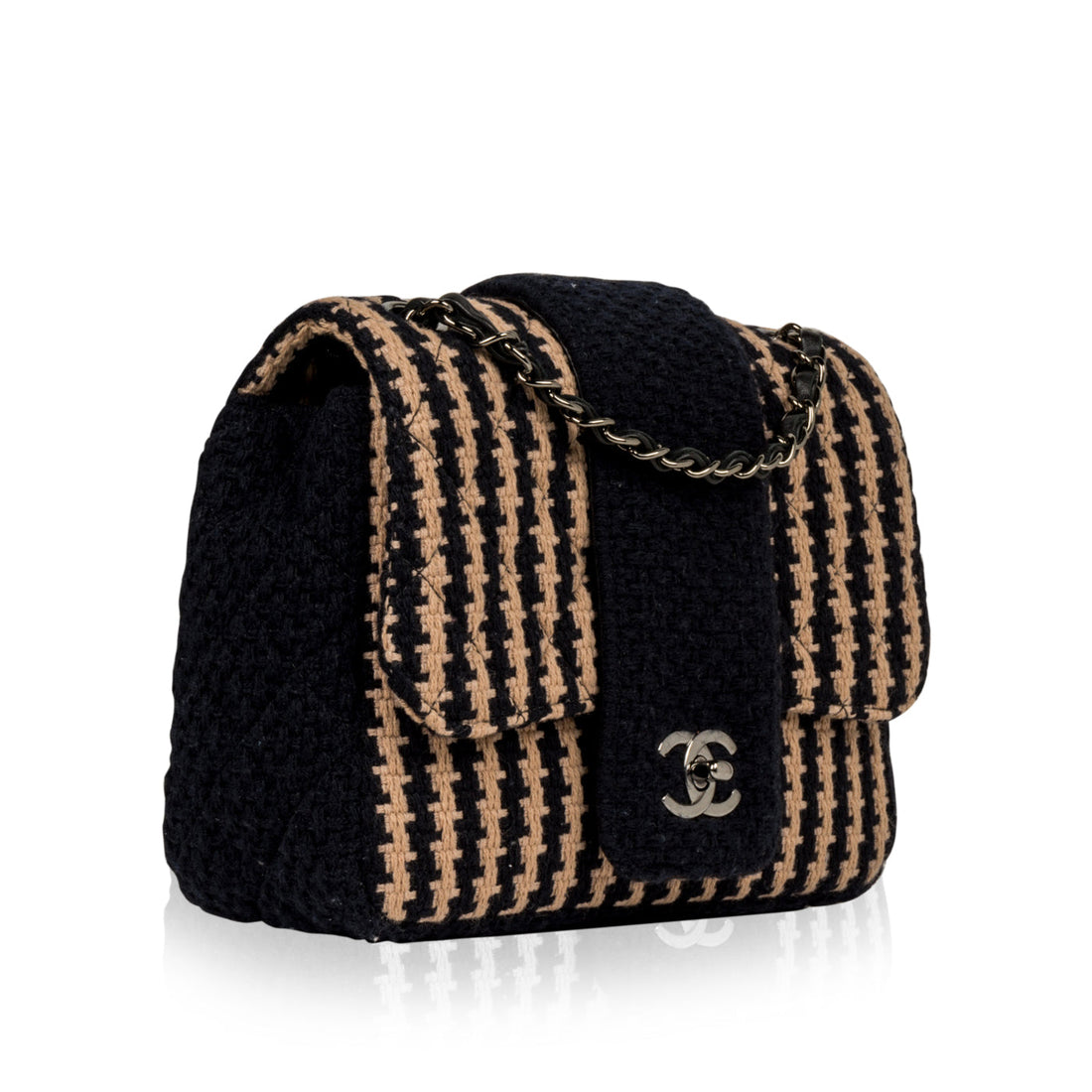 Chanel Houndstooth Flap Bag