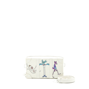 Louis Vuitton 2021 Limited Edition Graffiti Crossbody Bag White/Multicoloured with White SHW