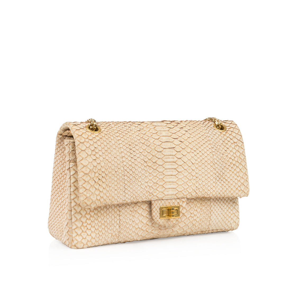 Chanel 2.55 Re-issue Python