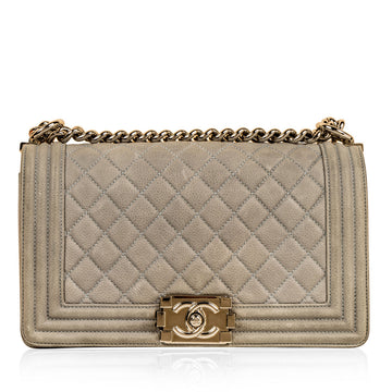 Chanel Boy Bag Matte Caviar Medium