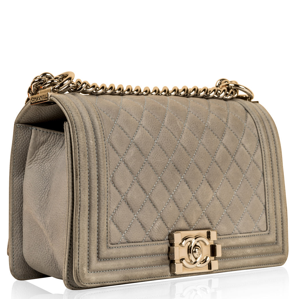 Chanel Boy Bag Matte Caviar Medium