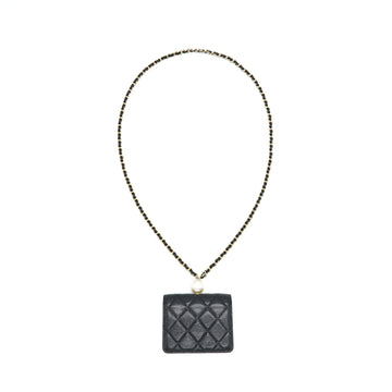 Chanel Flap Coin Purse with Chain Black Caviar LGHW