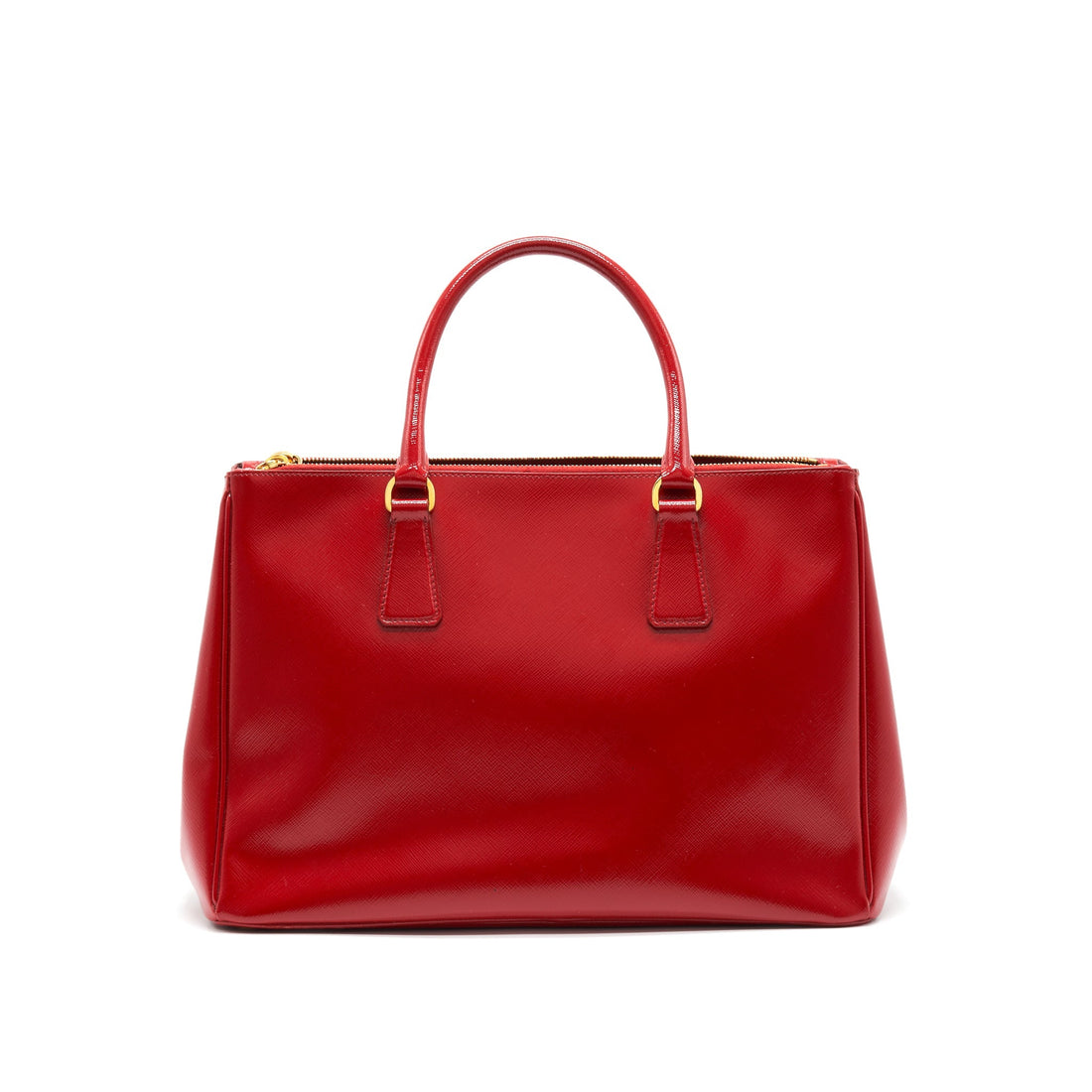 PRADA Saffiano Leather Medium in Red GHW