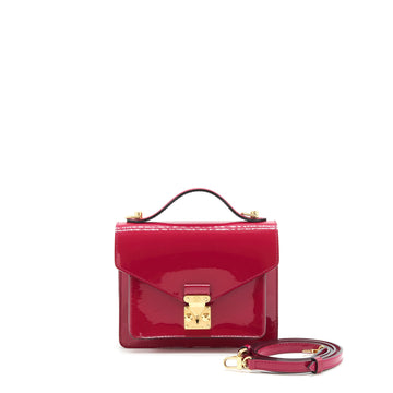 Louis Vuitton messenger bag crossbody patent Raspberry Red GHW