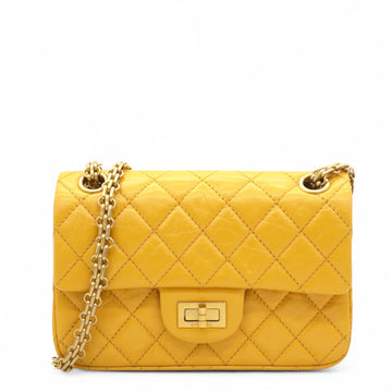 Chanel 2.55 Reissue Mini Flap Yellow Microchip
