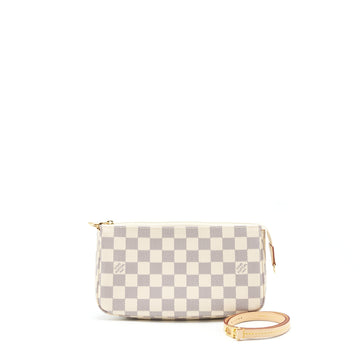 Louis Vuitton Pochette Accessories Damier Azur Year 2022