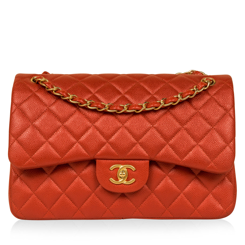 Chanel Classic Flap Bag Jumbo Caviar
