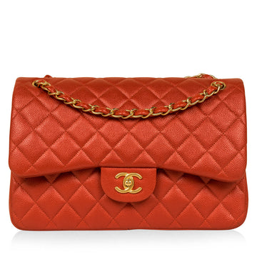 Chanel Classic Flap Bag Jumbo Caviar