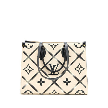 Louis Vuitton Onthego MM Empreinte Cream/ Black GHW (New Version)